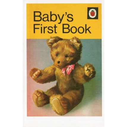 Babys First Book Teddy Bear Childrens First Edition Ladybird Book Postcard