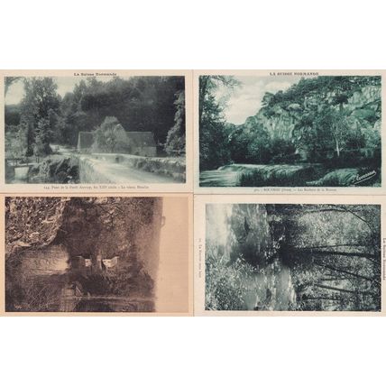 Foret Auvray La Roevre Les Rochers 4x Suisse Normande French Postcard s