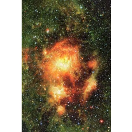 NGC 3603 Star Cluster Carina Milky Way Astronomy Postcard
