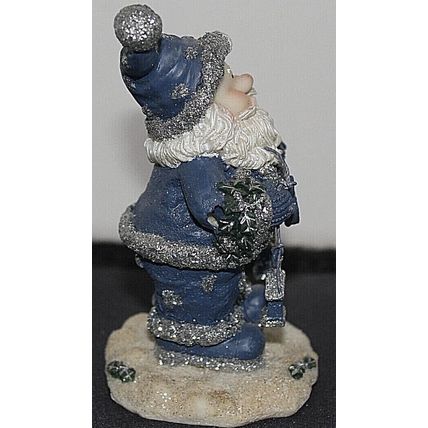 Hand Painted, Polyresin Father Christmas Statue by Homewares P/L