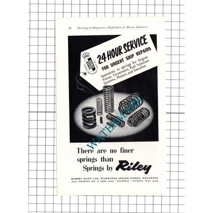 Demolition & Construction Company / Robert Riley Ltd Rochdale ADVERT - c.1957