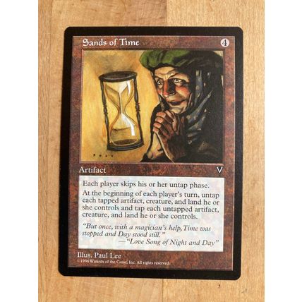 Magic the Gathering MTG CCG: Visions - Sands of Time (A) 1996 WotC