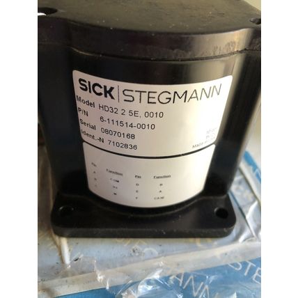 NEW SICK STEGMANN HD32-2-5E-0010 ROTARY ENCODER, 3/8" SHAFT 6-111514-0010,TC