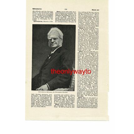 Bjornstjerne Bjornson, Norwegian Novelist, Book Illustration (Print), c1907