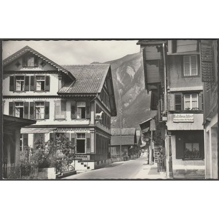 Dorfpartie, Brienz, Bern, c.1950 - Walter Schild Foto-AK