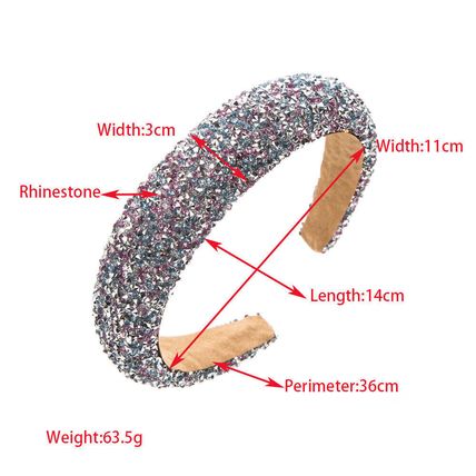 Baroque Women's Headband Embellished Jewelled Hairband Crystal Hair Crown Party
