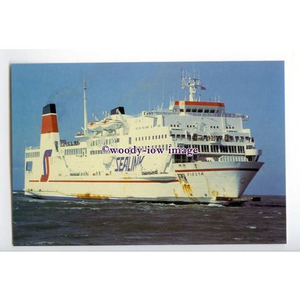 SIM0072 - Sealink Ferry - Fiesta , built 1990 - postcard