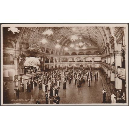 Ballroom, Winter Gardens, Blackpool, Lancashire, c.1935 - Saidman Bros RPPC