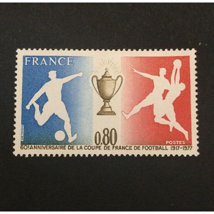 France French mint stamps 1977 sg 2195 60th Anniversary of Football Cup MNH