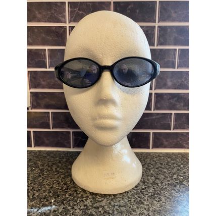 Black oval lens sunglasses men's women's New
