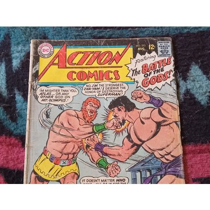Silver Age Comic DC Action Comics # 353 3.0 Good/Very/Good Condition 1967