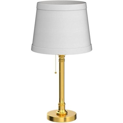 Oneach Modern Gold Brass Table Lamp Set of 2 for Bedroom Living Room 19.5'' Trad