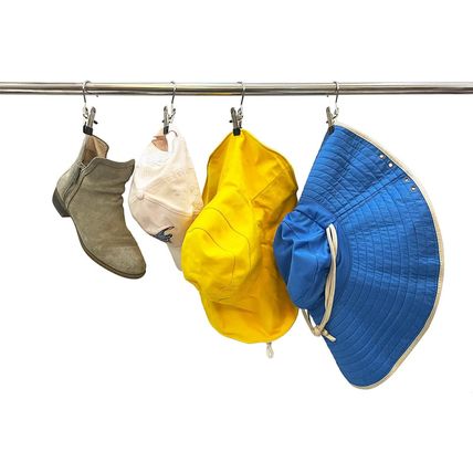 Boot Hangers for Closet, 100 Pack Hanging Clips Hook Clothes Pins for Laundry, H