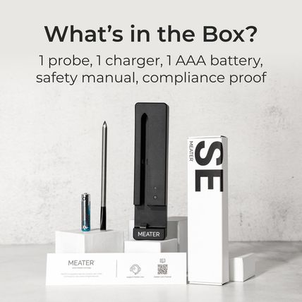 MEATER SE: Smart Bluetooth Meat Thermometer | Long-Range Wireless Probe for Oven