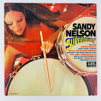 Sandy Nelson – Superdrums! Vinyl LP Record Album LP-12314