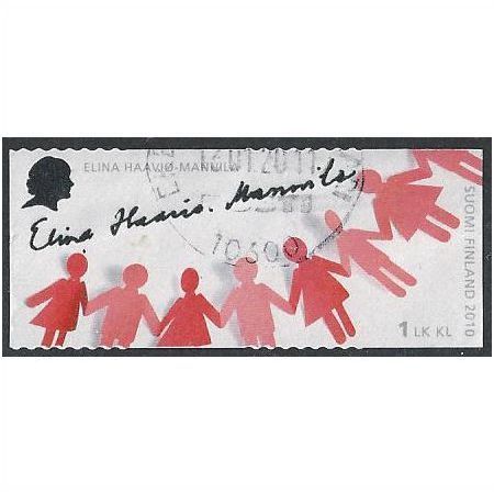 Mi 2015: 1st Class multicoloured Famous Women: Elina Haavio-Mannila.