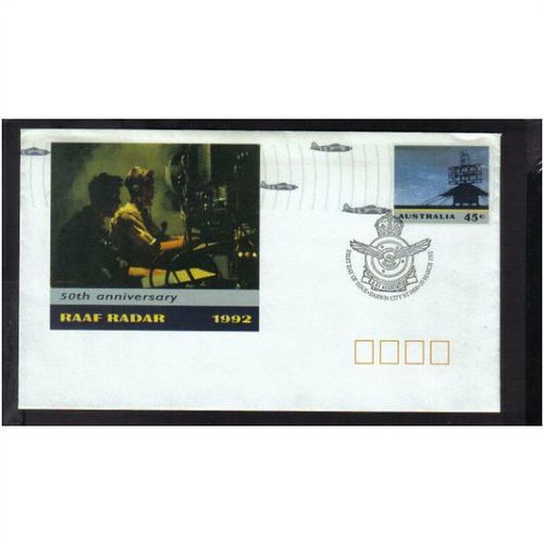 1992 AUSTRALIA FDC RAAF RADAR "DARWIN NT"