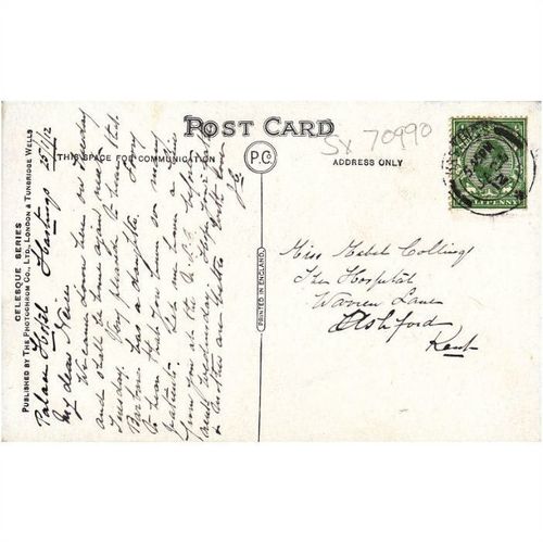 Hastings Eversfield Place Sussex Postcard (SX70990)
