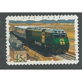 AUS 1993 45c (S/A) 'TRAINS- THE GHAN' FINE USED (EBID35-787)