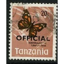 TANZANIA 1973 SG O42 - fine used (o) - BUTTERFLY