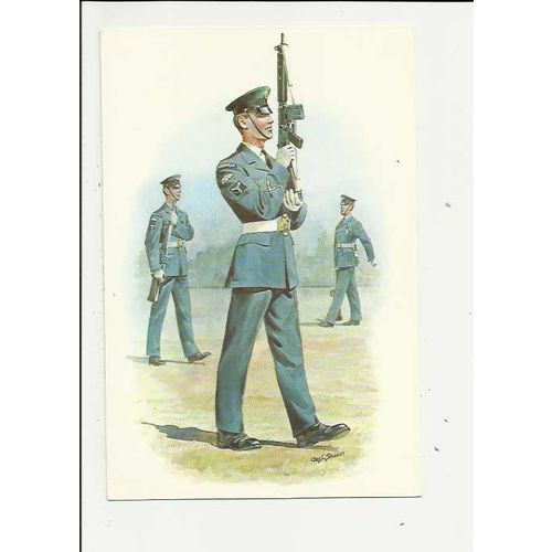 AIRMAN THE QUEEN'S COLOUR SQUADRON Stadden Uniform Postcard (BMU 43)