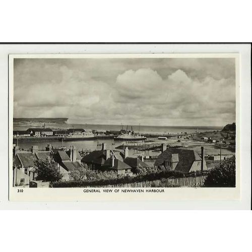 Sussex NEWHAVEN Harbour Postcard by Richter (310)