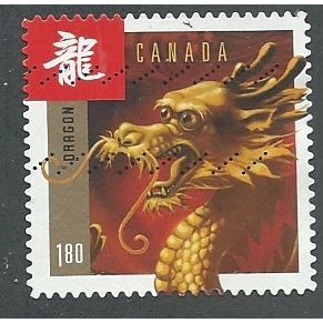 CAN 2012 $1.80(S/A) 'CHINESE NEW YEAR ' FINE USED (EBID44-236)