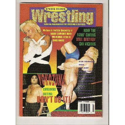 WRESTLING SPORTS REVIEW MARCH 1994 SID VICIOUS