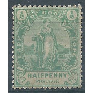 Cape of Good Hope 1898 SG58 1/2d Green Mounted Mint . ..