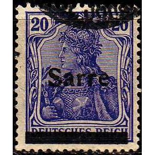 GERMANY Saar [1920] MiNr 0008 I ( O/used )