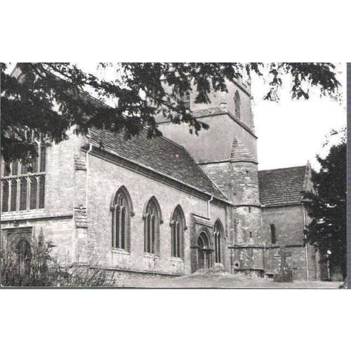 Milborne Port, Somerset - St. John the Evangelist Church - RP postcard c.1960s