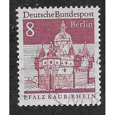 BERLIN -1964 8pf 'GERMAN ARCHITECTURE' FINE USED (EBID66-403)