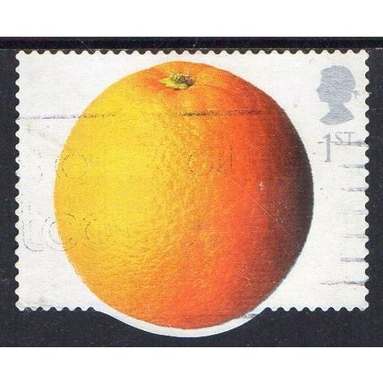 GB 2003 Fruits & Vegetables - Orange 1st Used