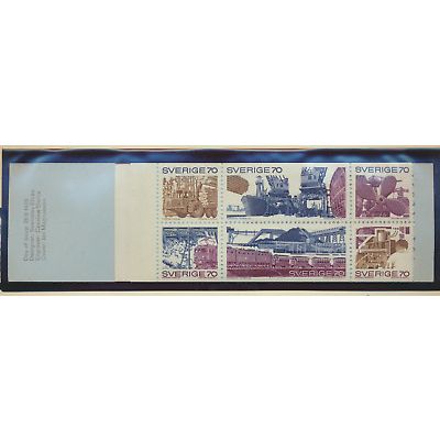 Sweden Stamp Scott #866a, Mint Never Hinged, Complete Booklet, Shipped Flat