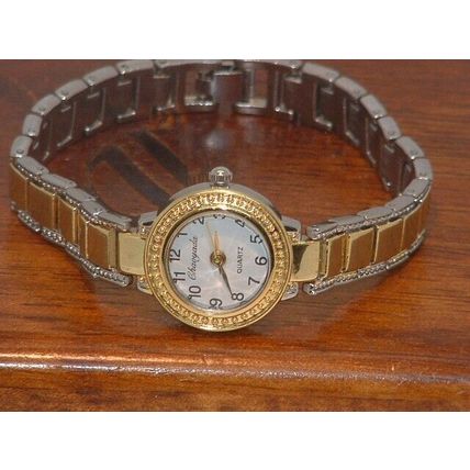 New Women’s Gold & Silver Analog Dress Watch