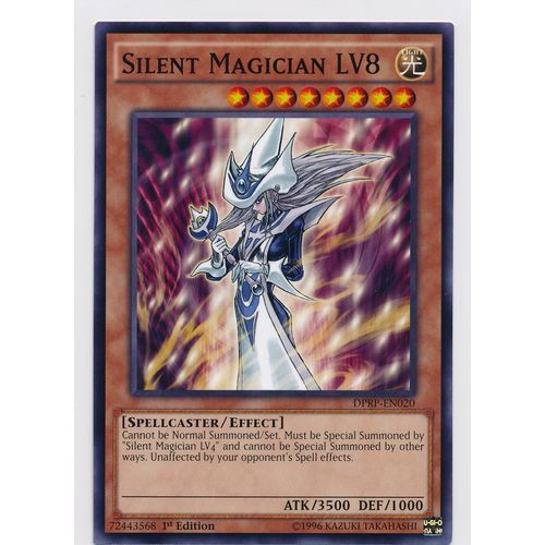 YuGiOh Rivals of the Pharaoh Duelist Pack DPRP-EN020 Silent Magician LV8 1st Ed