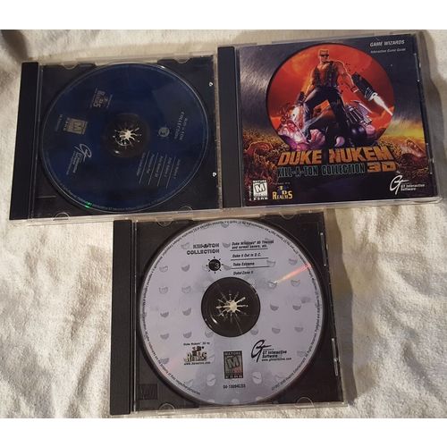 1998 Game Wizard Duke Nukem Kill-A-Ton Collection Interactive Game Guide 3CDs