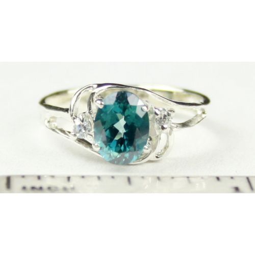Paraiba Topaz, 925 Sterling Silver Ring, SR176