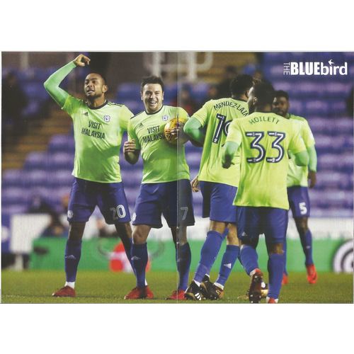 MATCH PROGRAMME 2017-18 CARDIFF CITY v MANSFIELD TOWN (FA Cup) Mint, No writing