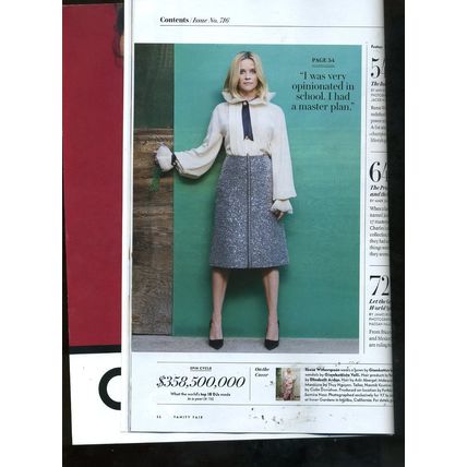 VANITY FAIR MAGAZINE APRIL 2020- REESE WITHERSPOON AND HER LITERARY OBSESSION