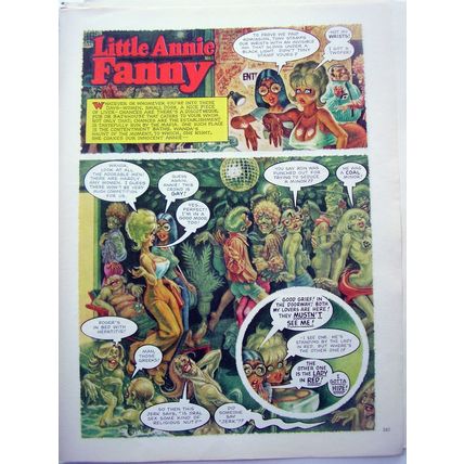 Annie Fanny 7 comics playboy original Set 6