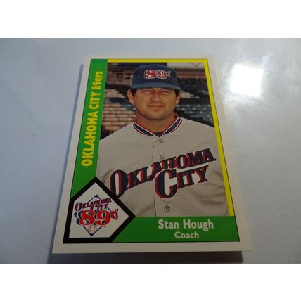 1990 CMC Card # 173 Stan Hough Very Good-Excellent (4) Oklahoma City 89ers