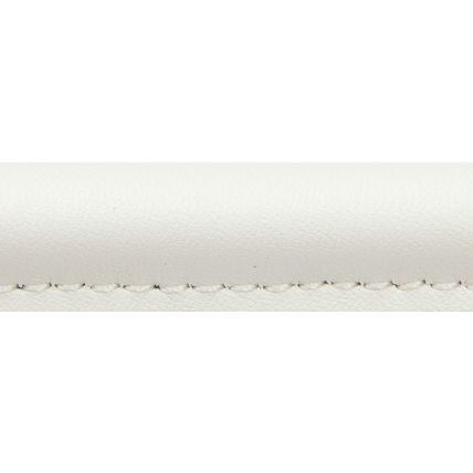 Pair Of Genuine Leather Replacent Bag Handbag Handles (White - 40cm)