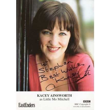 Kacey Ainsworth BBC Eastenders Hand Signed Cast Card Photo
