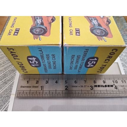 Corgi - 154 - Ferrari Racing Car - Replica Box