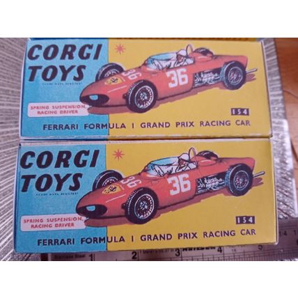 Corgi - 154 - Ferrari Racing Car - Replica Box