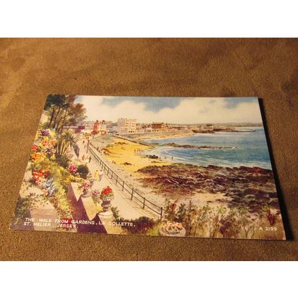 Valentines Postcard - St Helier, Jersey - Artist E.W Trick / A2199