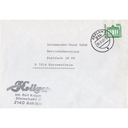 TEN COVERS GERMANY COLLECTION Slogans Advertising Commercial ZAYIX 0524M0128