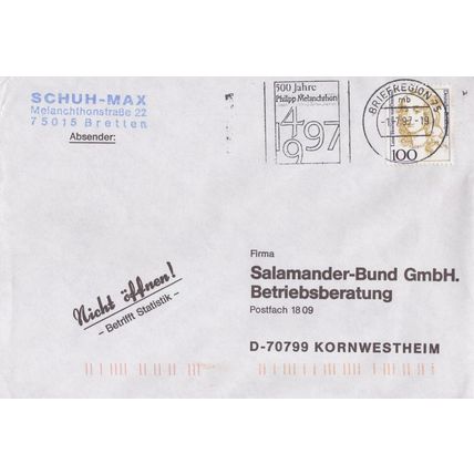 TEN COVERS GERMANY COLLECTION Slogans Advertising Commercial ZAYIX 0524M0128