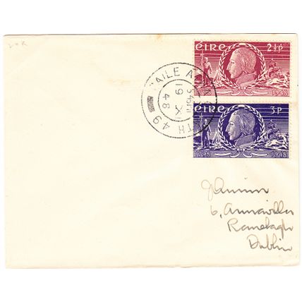 IRELAND cover postmarked 19 XI 1948 - FDC